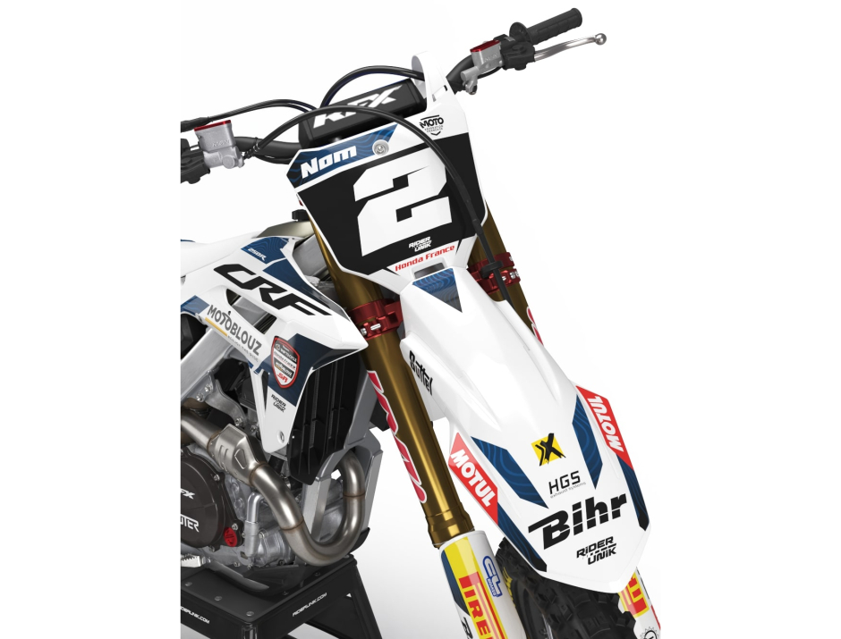 KIT DECO MOTOCROSS CR/CRF SR 24 WHITE 3
