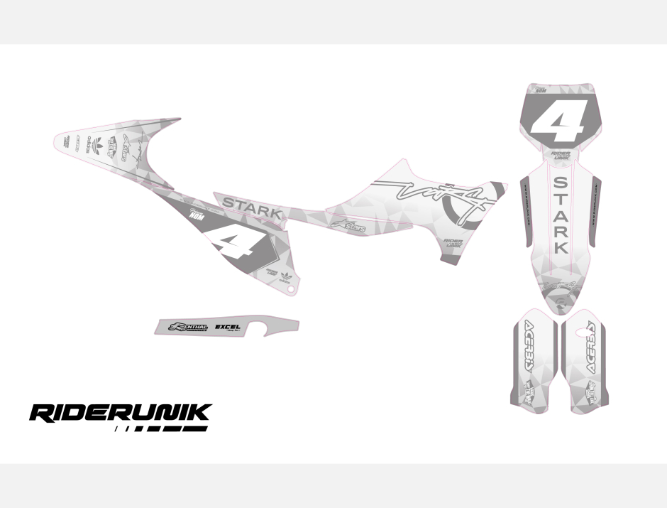 KIT DECO MOTOCROSS STARK VARG TRI WHITE 2