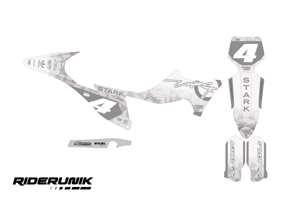 KIT DECO MOTOCROSS STARK VARG TRI WHITE 2