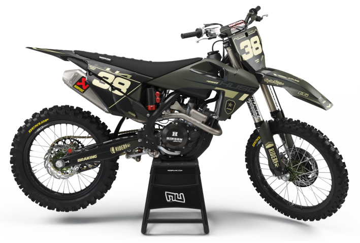 KIT DECO MOTOCROSS HUSQVARNA TREK KAKI