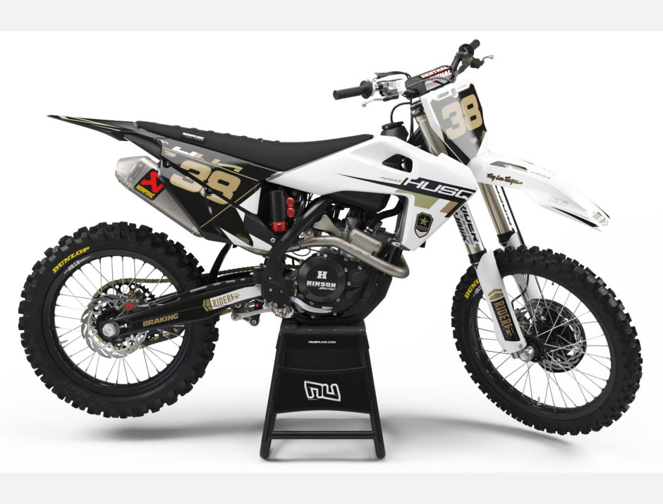 KIT DECO MOTOCROSS HUSQVARNA TREK WHITE 1