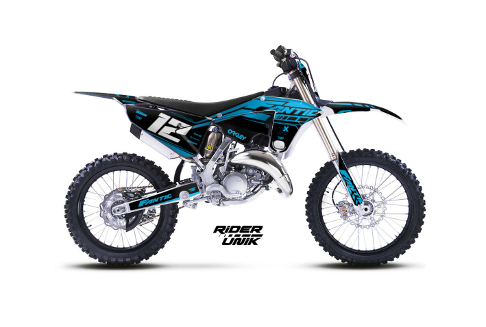 KIT DECO MOTOCROSS FANTIC XE/XX VOLT BLUE
