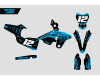 KIT DECO MOTOCROSS FANTIC XE/XX VOLT BLUE 2