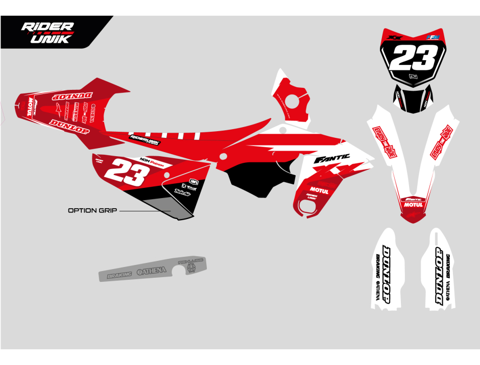 KIT DECO MOTOCROSS FANTIC XE/XX 23K 2