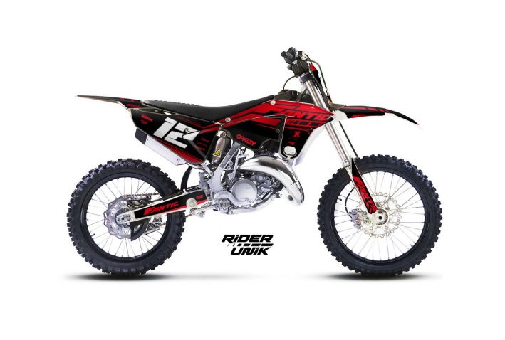 KIT DECO MOTOCROSS FANTIC XE/XX VOLT RED