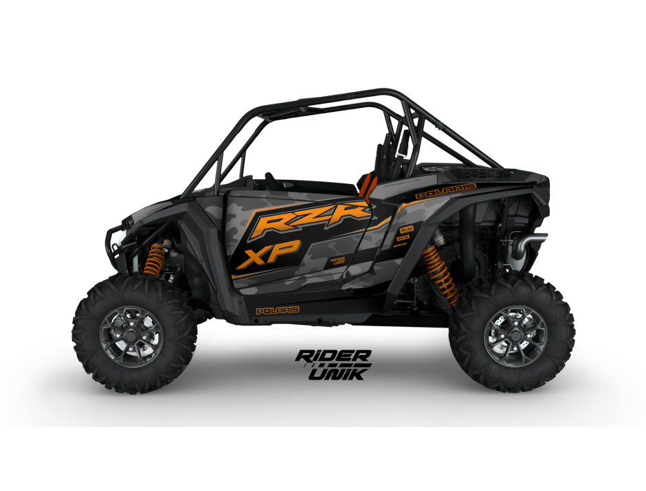 KIT DECO SSV POLARIS RZR XP ZORAX ORANGE 1