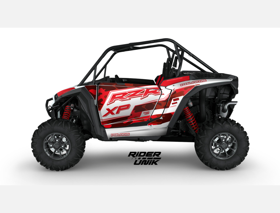 KIT DECO SSV POLARIS RZR XP ZORAX RED 1