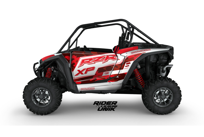 KIT DECO SSV POLARIS RZR XP ZORAX RED