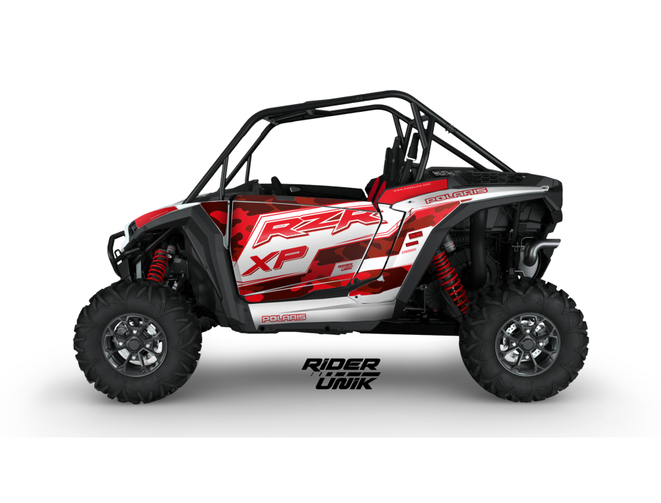 KIT DECO SSV POLARIS RZR XP ZORAX RED 1
