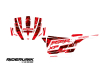 KIT DECO SSV POLARIS RZR XP ZORAX RED 2
