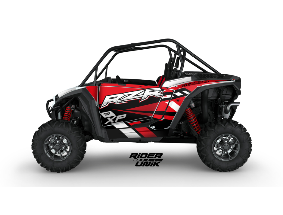 KIT DECO SSV POLARIS RZR XP FUZOR RED 1