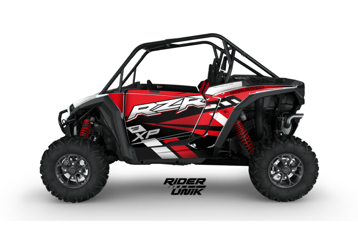 KIT DECO SSV POLARIS RZR XP FUZOR RED