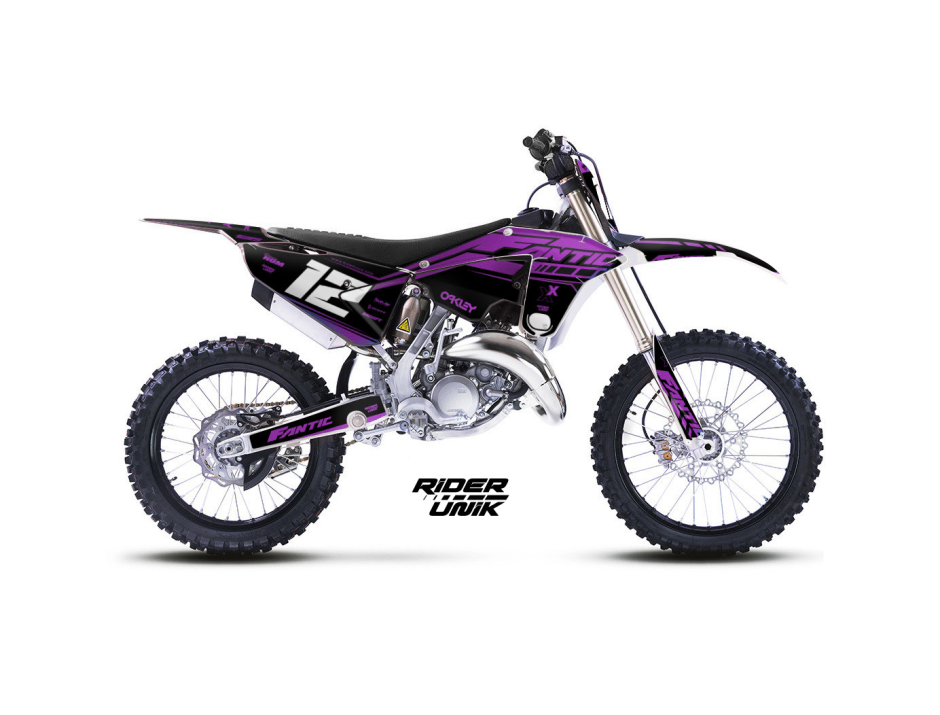 KIT DECO MOTOCROSS FANTIC XE/XX VOLT PURPLE 1