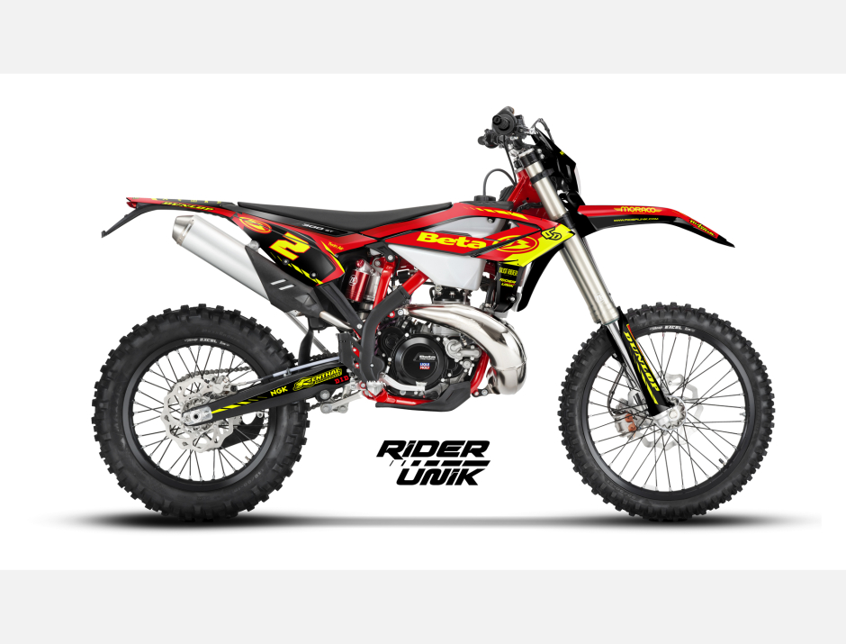 KIT DECO MOTOCROSS BETA GOUTI FLUO 1