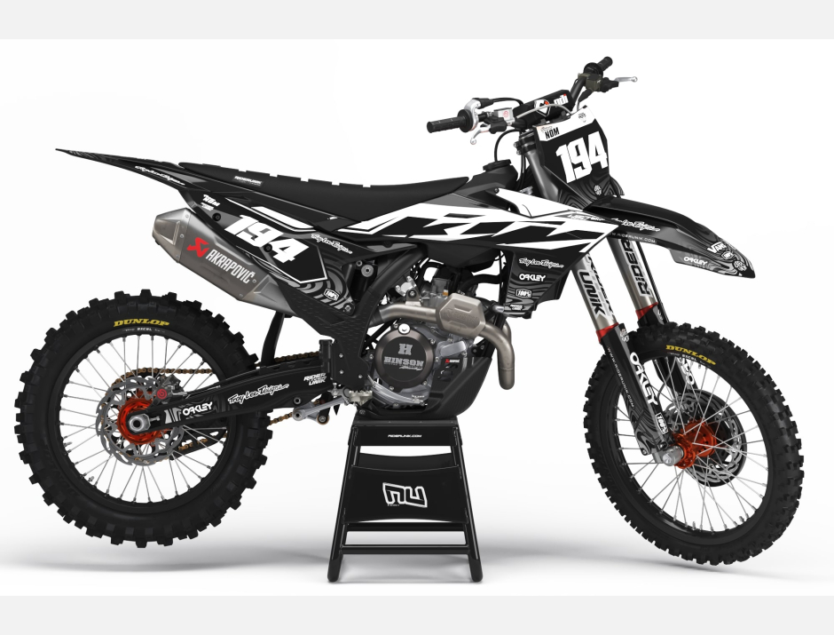 KIT DECO MOTOCROSS KTM RAVE WHITE 1