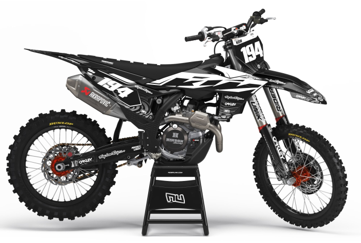 KIT DECO MOTOCROSS KTM RAVE WHITE