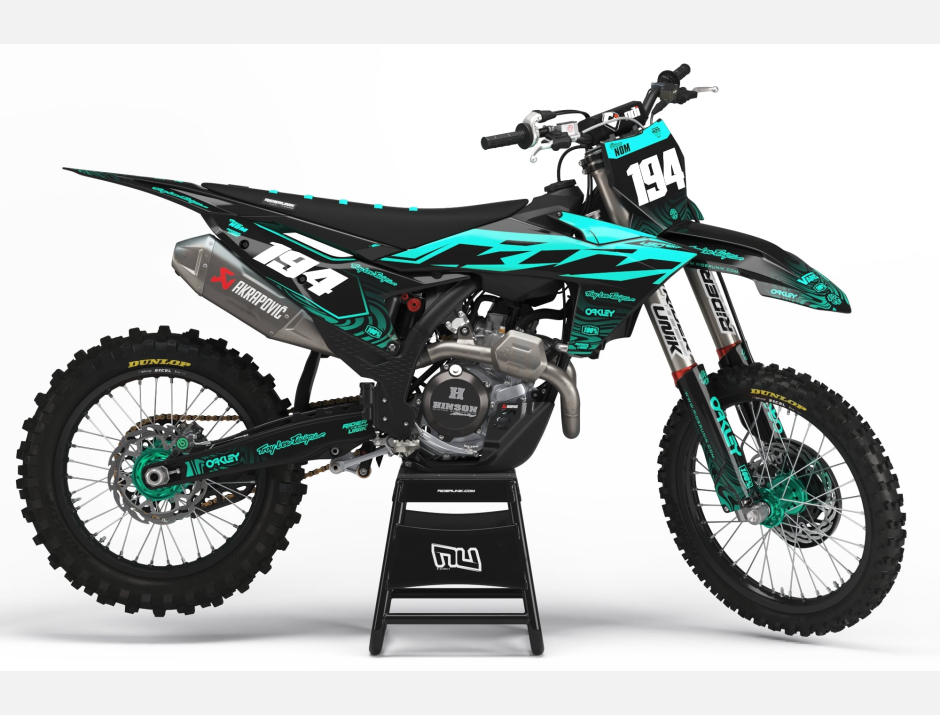 KIT DECO MOTOCROSS KTM RAVE BLUE 1