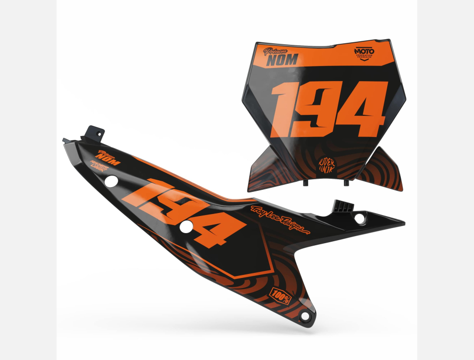 KIT DECO FONDS DE PLAQUES KTM RAVE 1