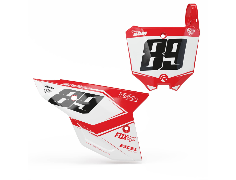 KIT DECO FONDS DE PLAQUES HONDA ISO 1