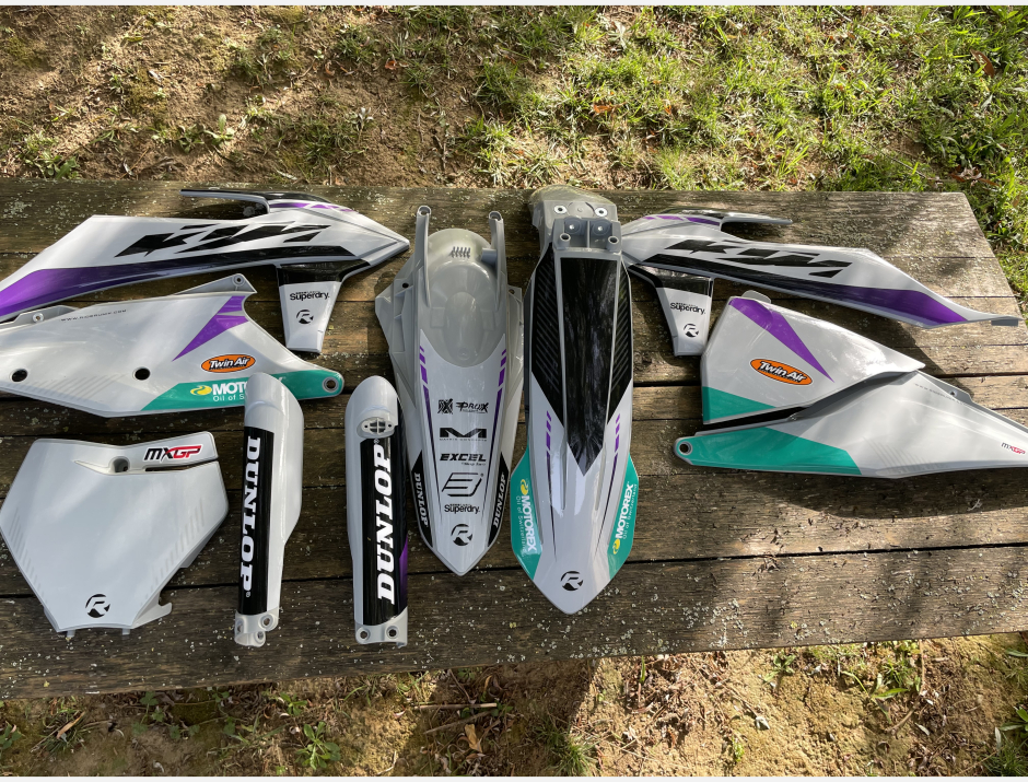 Kit plastique Acerbis Ktm + Kit déco 1
