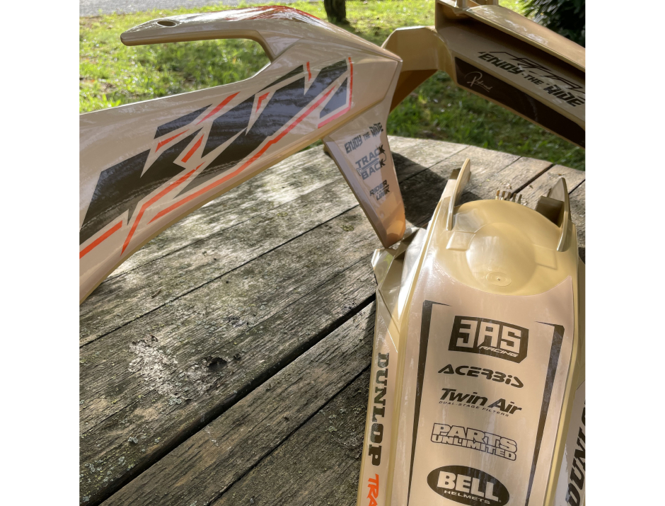 Kit plastique Acerbis Ktm SAND + Kit déco 2