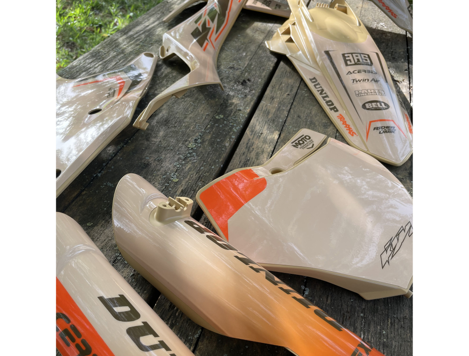 Kit plastique Acerbis Ktm SAND + Kit déco 3