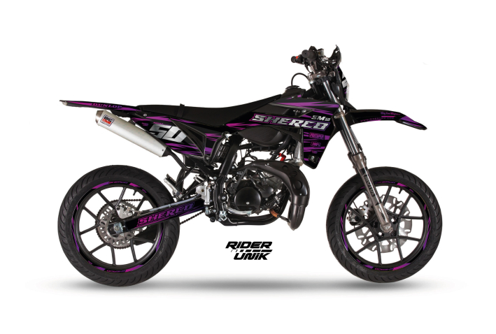 Kit déco complet RiderUnik SHERCO 50 SM ATK PINK