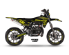 Kit déco complet RiderUnik SHERCO 50 SM ATK YELLOW FLUO 1