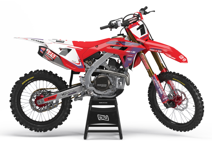 KIT DECO MOTOCROSS CR/CRF BLAZ WHITE