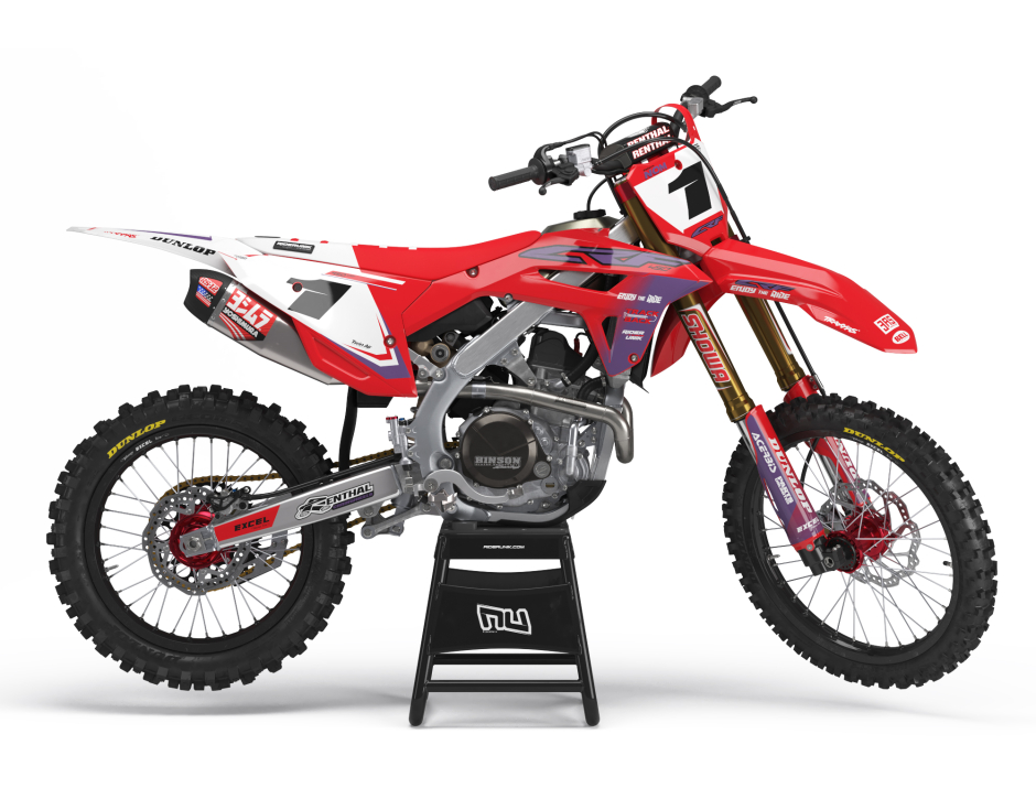 KIT DECO MOTOCROSS CR/CRF BLAZ WHITE 1