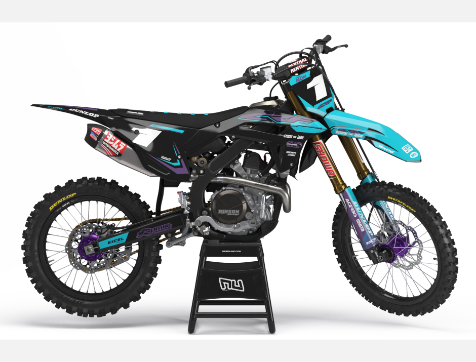 KIT DECO MOTOCROSS CR/CRF BLAZ BLACK 1