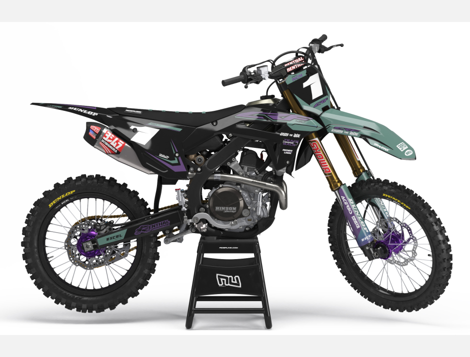 KIT DECO MOTOCROSS CR/CRF BLAZ KHAKI 1