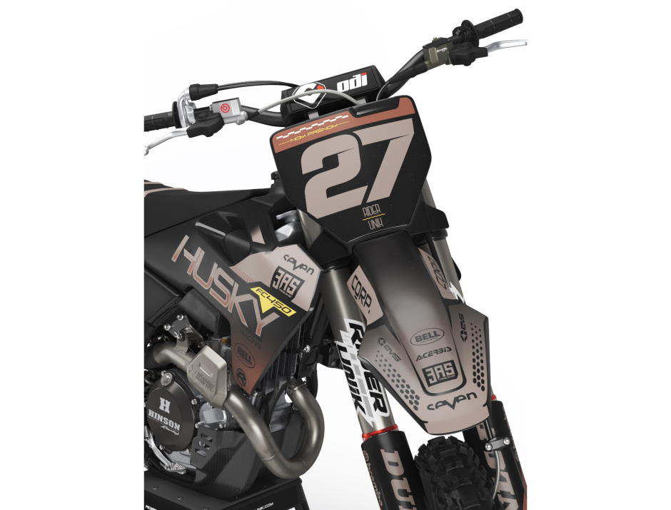 KIT DECO MOTOCROSS COMPATIBLE HUSQVARNA LSD BLACK 3