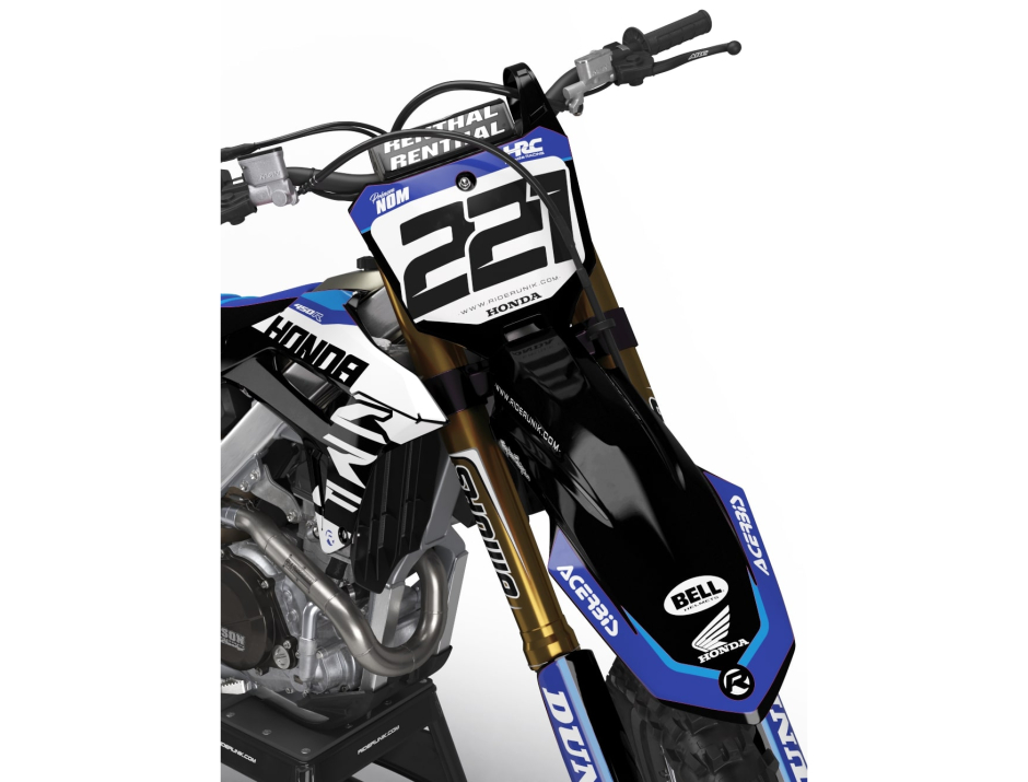 KIT DECO MOTOCROSS CR/CRF RUSH BLACK 3