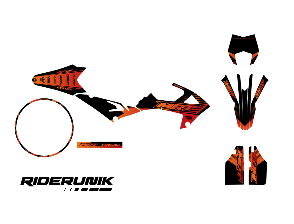 KIT DECO RIEJU MRT ZIKS ORANGE 2