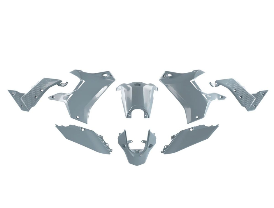 Kit plastique Rtech Revolution Gris 1