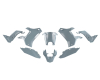 Kit plastique Rtech Revolution Gris 1