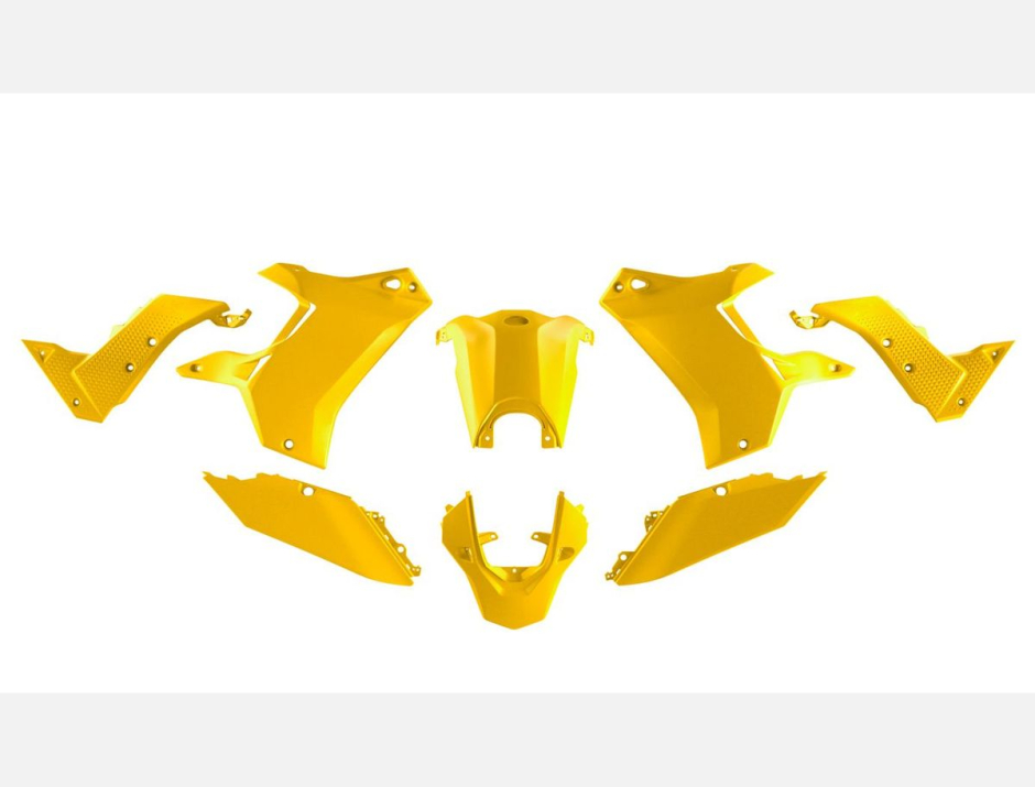 Kit plastique Rtech Revolution Jaune 1