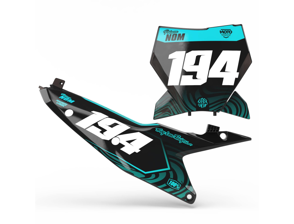 KIT DECO FONDS DE PLAQUES SX/SX-F RAVE BLUE 1