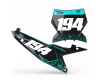 KIT DECO FONDS DE PLAQUES KTM RAVE BLUE 1