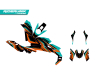 KIT DECO KTM DUKE / SUPERDUKE AURA 2