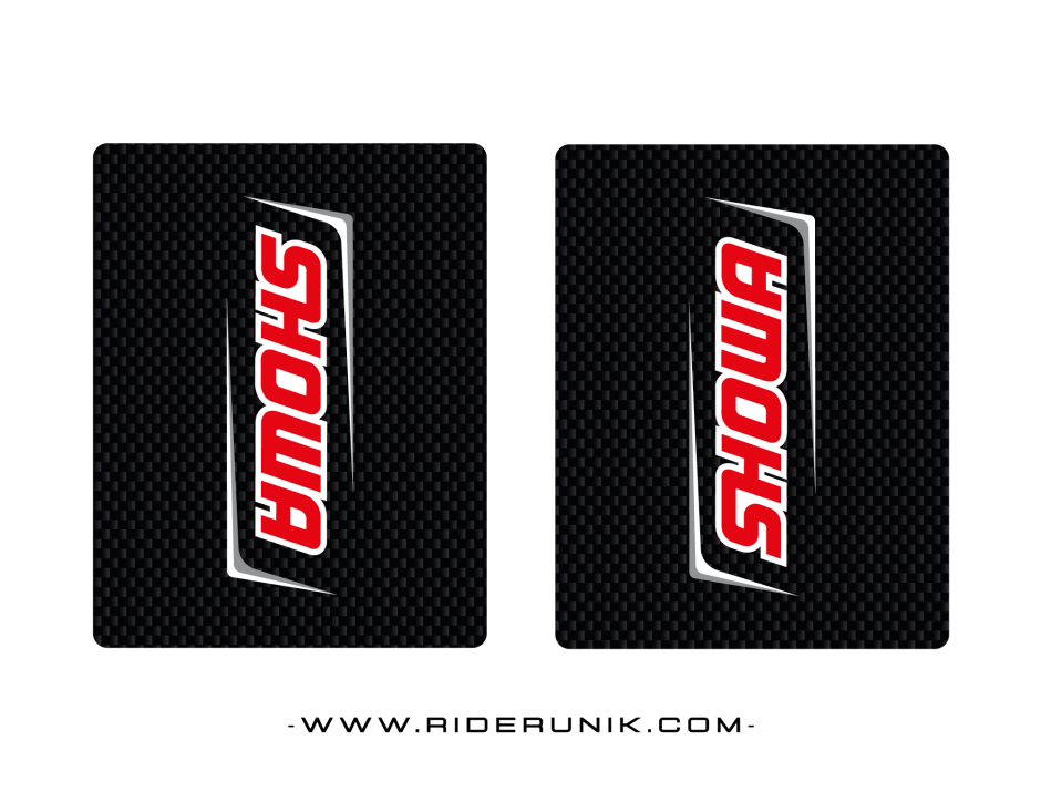 Stickers de Fourche Showa Carbone 1
