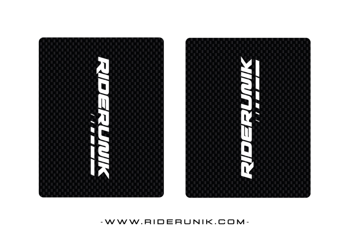 Stickers de Fourche RIDERUNIK Carbone