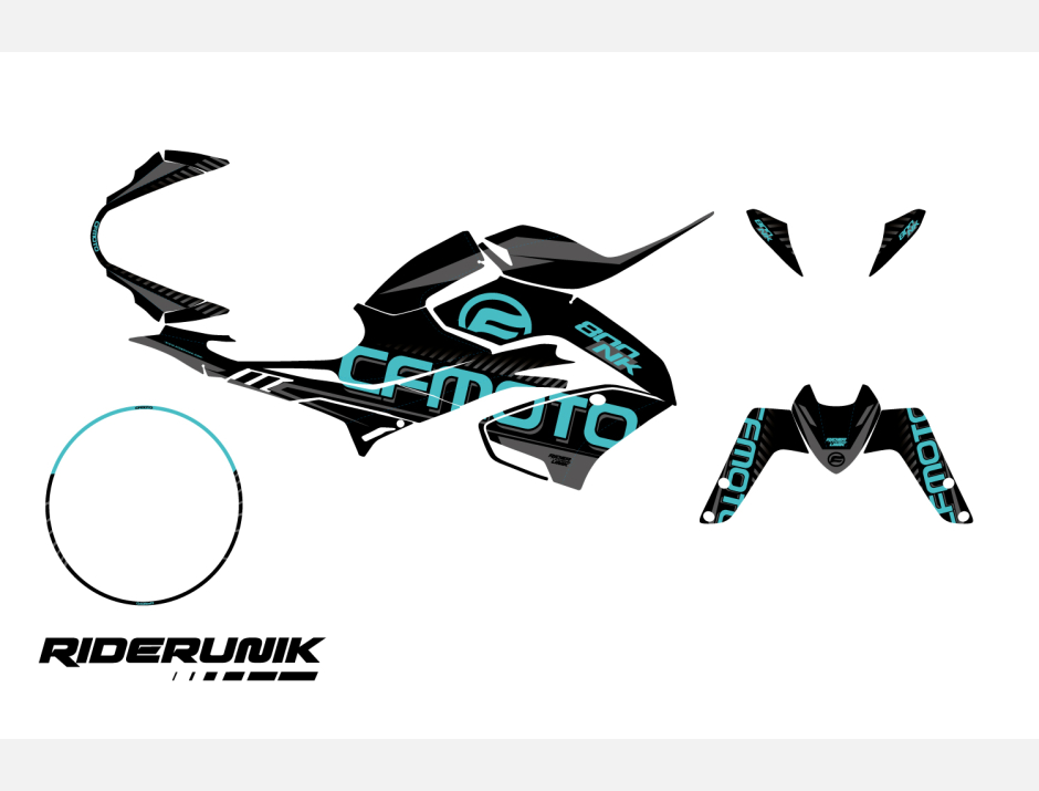 KIT DECO CFMOTO 800 NK GP BLACK 2
