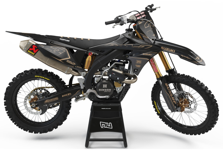 KIT DECO MOTOCROSS SUZUKI ASTRA BRONZE
