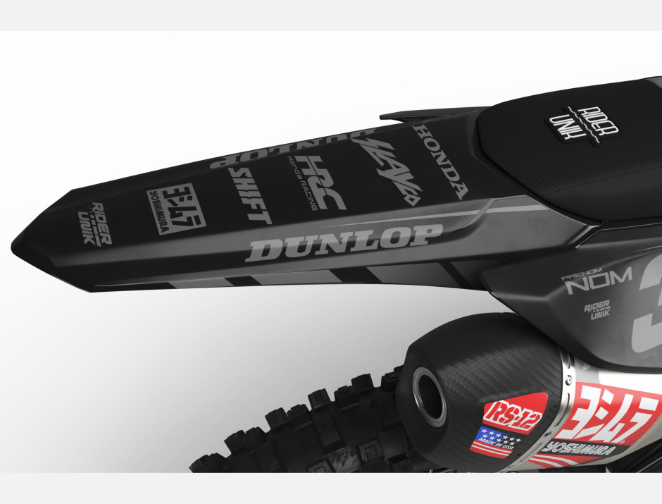 KIT DECO MOTOCROSS CR/CRF YAK GREY 2