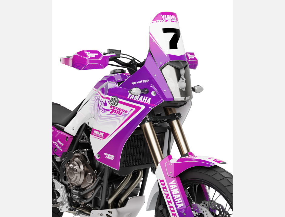 KIT DECO YAMAHA 700 TENERE TRAP PURPLE 3