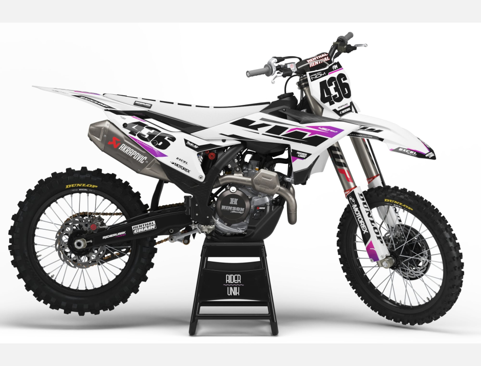 KIT DECO MOTOCROSS KTM CRAZ WHITE 1