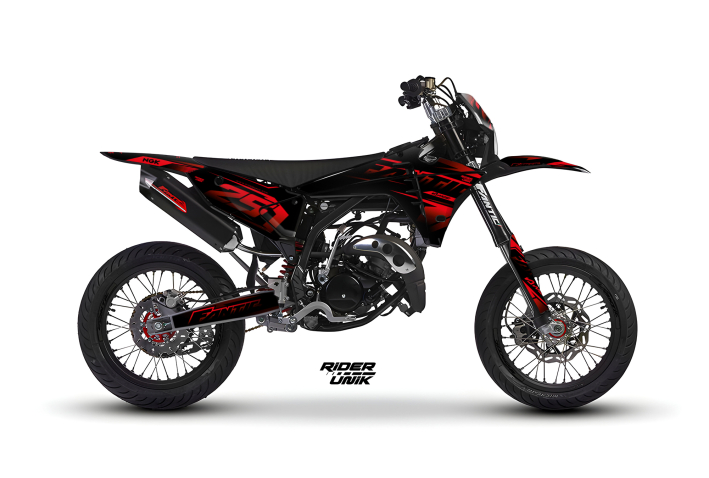 Kit déco complet RiderUnik FANTIC 50 EVO RED