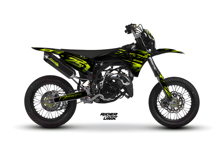 Kit déco complet RiderUnik FANTIC 50 EVO YELLOW